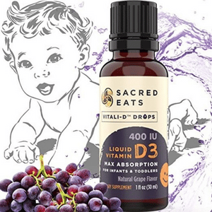 Sacred Eats Vitamina D Drops para bebês