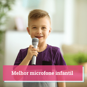 microfone infantil